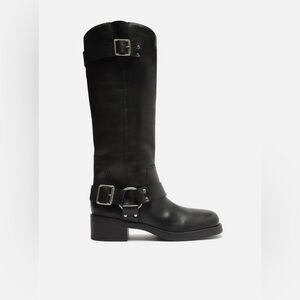 New Arezzo Tall Moto Boots